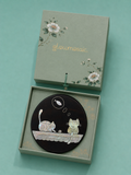 MimiCat Charm Pocket Shell Mirror