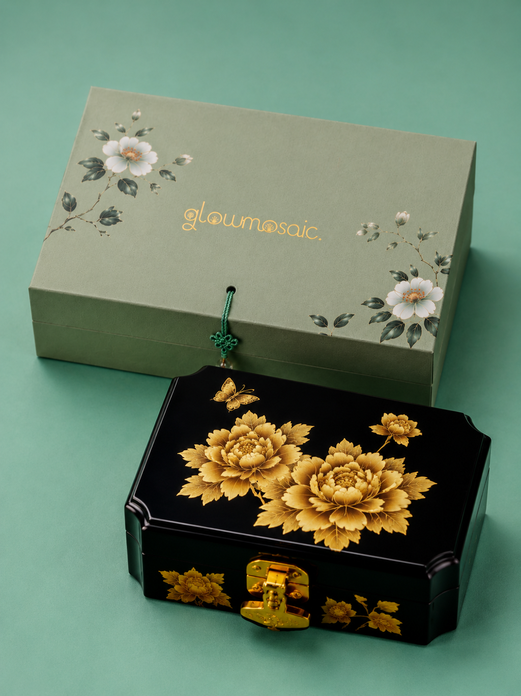 Grand Heritage Double-Layer Jewelry Storage Box