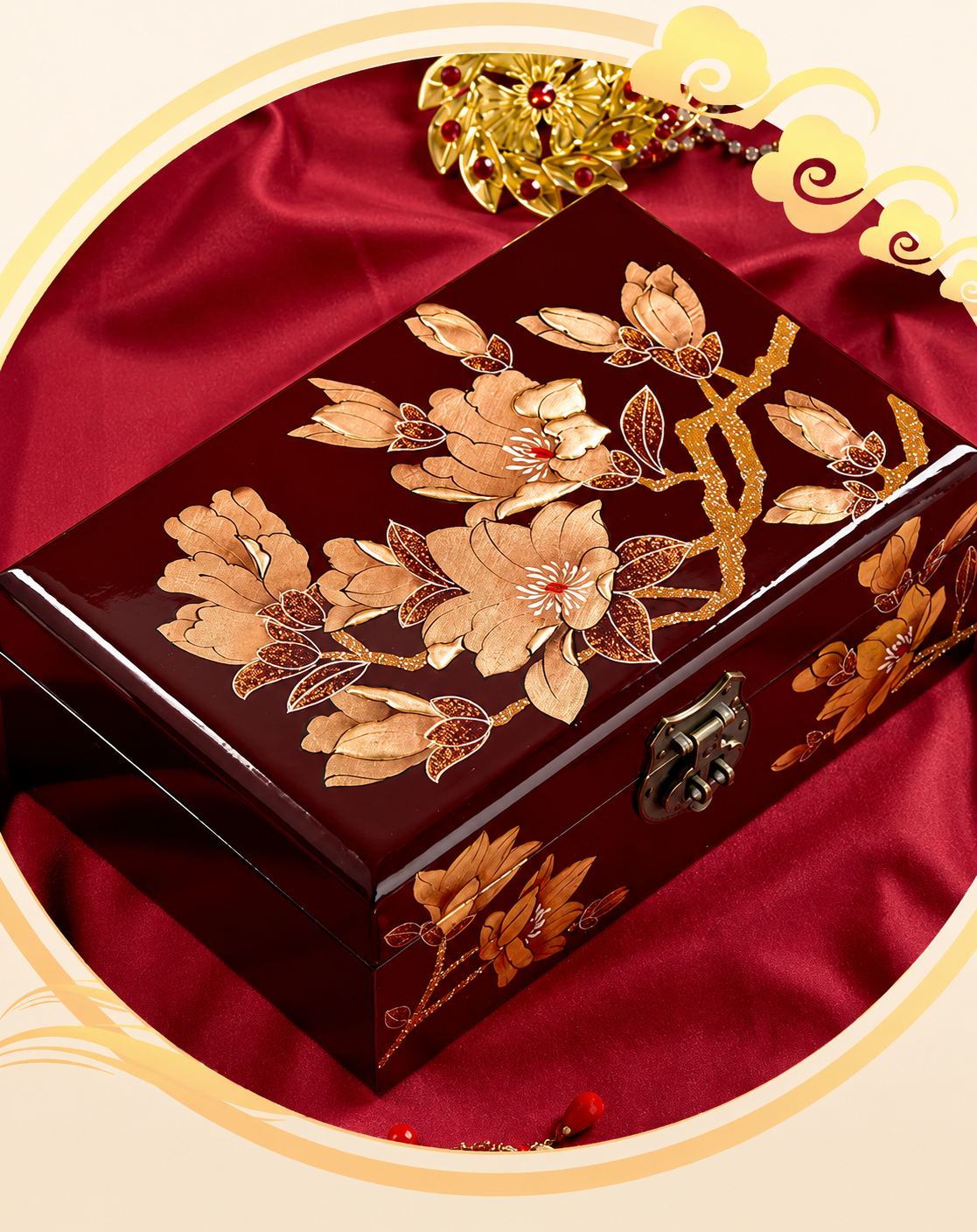 Pingyao Royal Heritage Wedding Jewelry Case