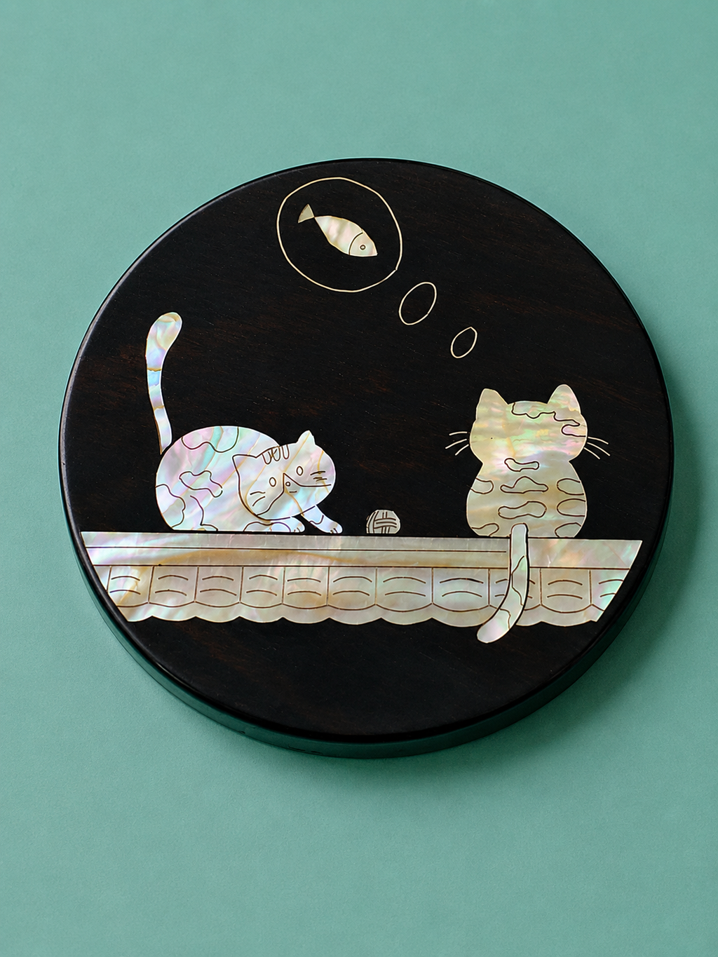 MimiCat Charm Pocket Shell Mirror