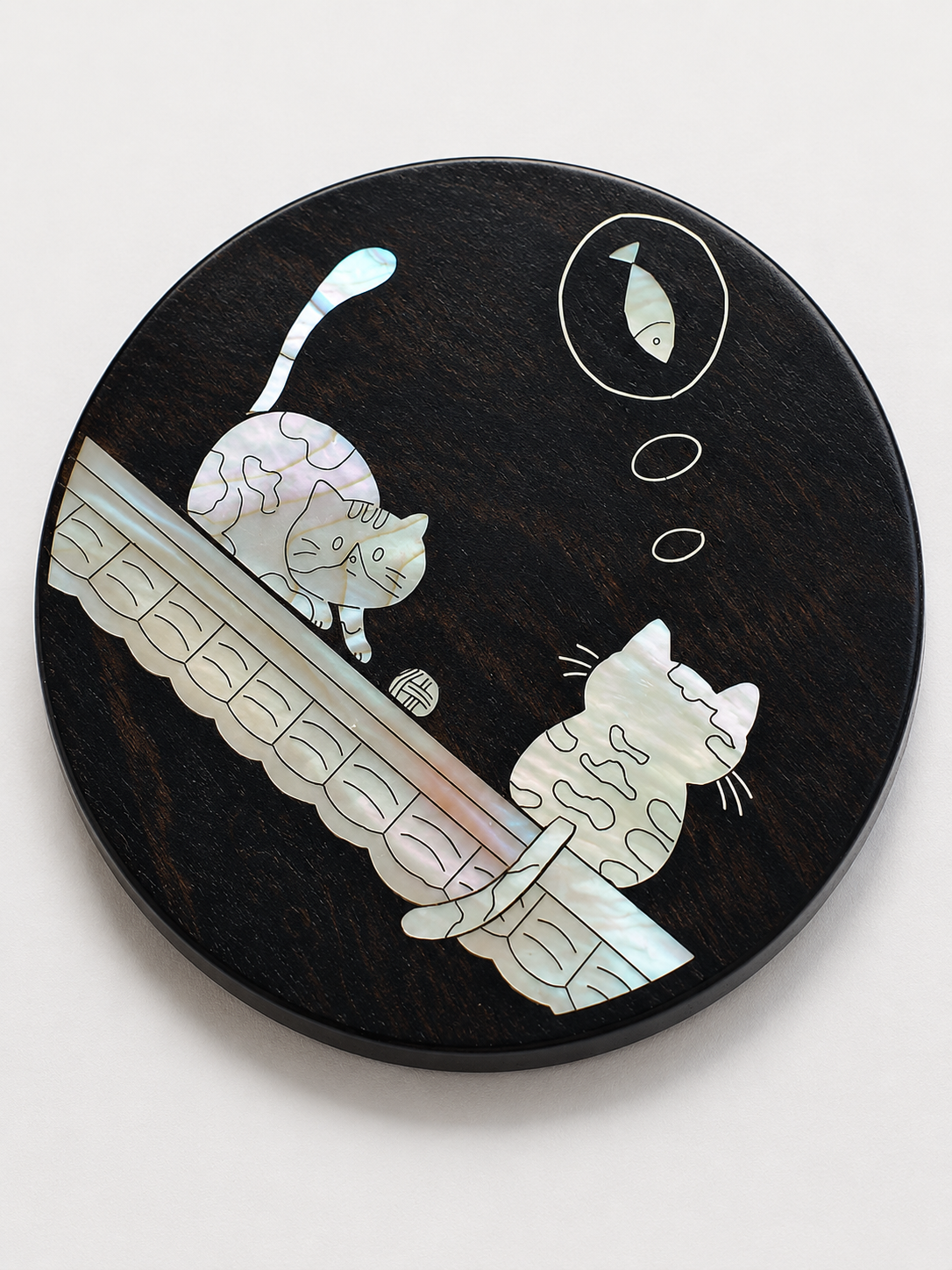 MimiCat Charm Pocket Shell Mirror