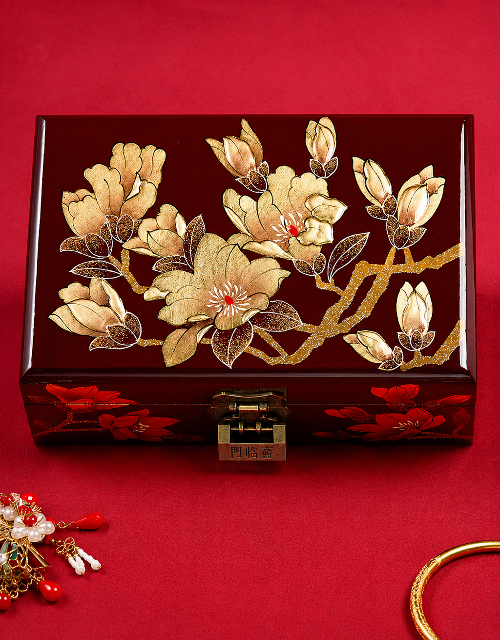 Pingyao Royal Heritage Wedding Jewelry Case