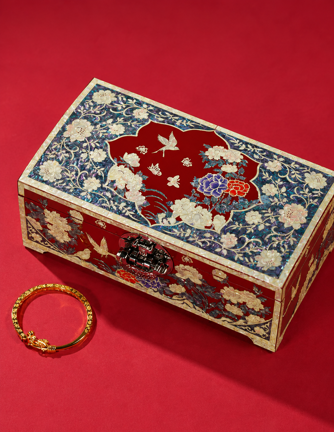 Bride’s Heritage Dowry Jewelry Keepsake Box