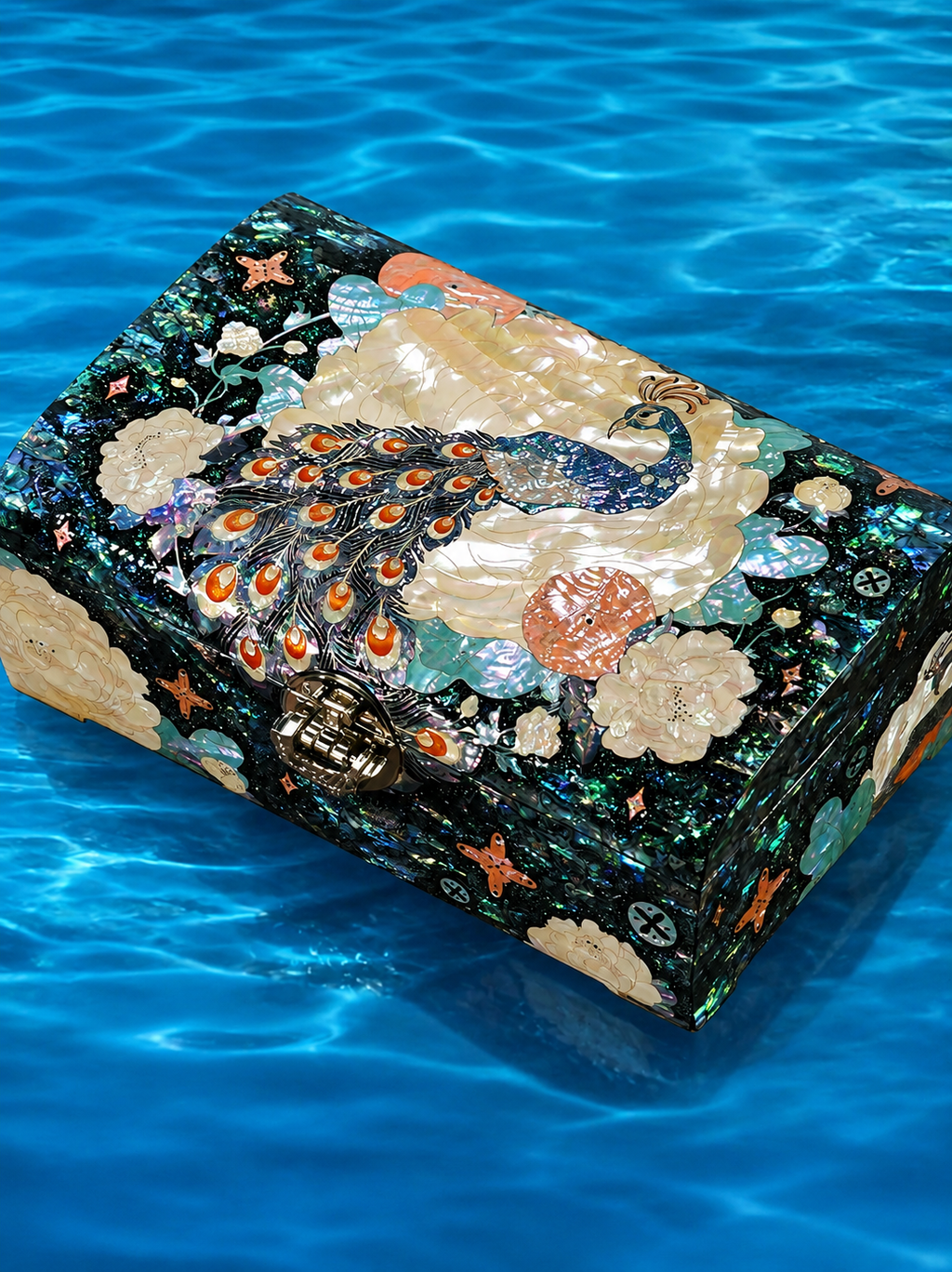 Orient Pearl Chinese Style Jewelry Treasure Box